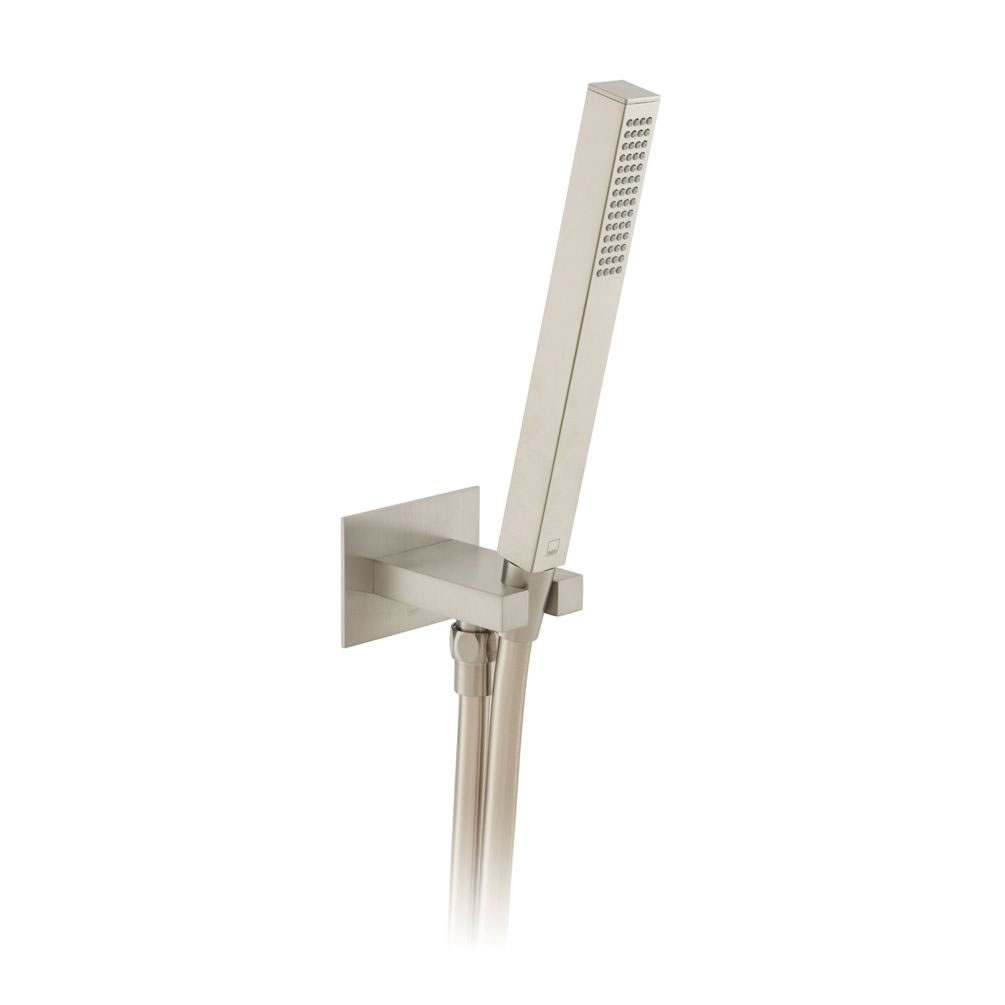 Cutout image of Vado Individual Brushed Nickel Square Shower Handset & Outlet